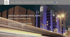 Desktop Screenshot of jerusalemgardenshotel.com