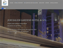 Tablet Screenshot of jerusalemgardenshotel.com